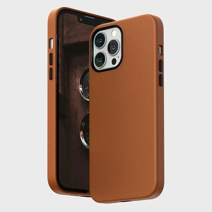 K-doo iPhone 13 Pro Max Leather Case Back Cover