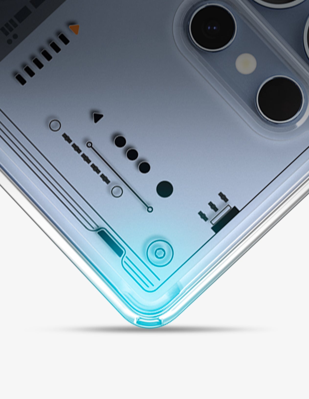 Samsung Galaxy S25 Ultra Zero One Machinery Design Shockproof Case with Magsafe - Clear
