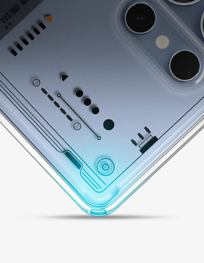 Samsung Galaxy S25 Ultra Zero One Machinery Design Shockproof Case with Magsafe - Clear