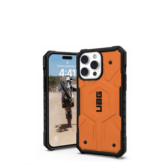 iPhone 15 Pro UAG Pathfinder Premium Rugged Shockproof Case With Magsafe - Orange