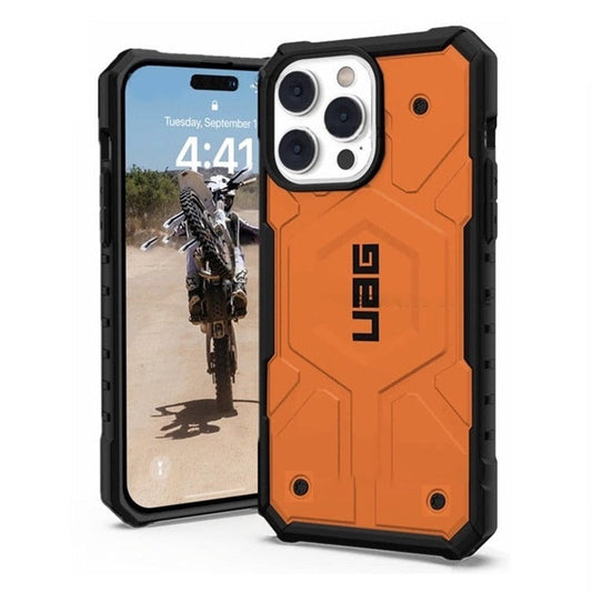 iPhone 14 Pro UAG Pathfinder Premium Rugged Shockproof Case With Magsafe - Orange