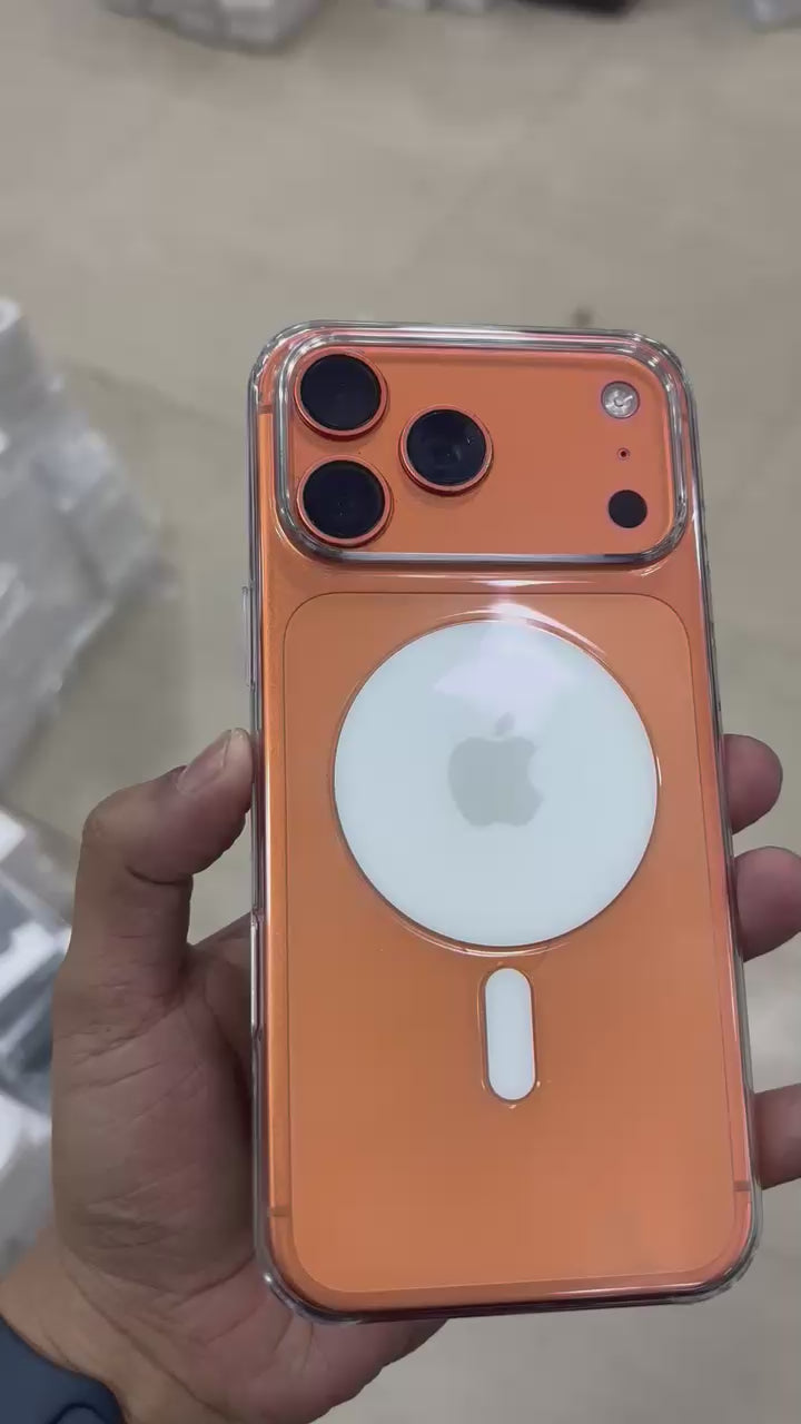 iPhone 17 Pro Max Anti Yellowing (Open From Bottom) Clear Case with MagSafe & Camera Control Button