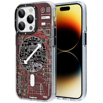 iPhone 14 Pro Circuit Board Design Magsafe Case