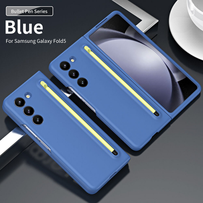 Samsung Galaxy Z Fold 5 Slim S-Pen Case- Blue