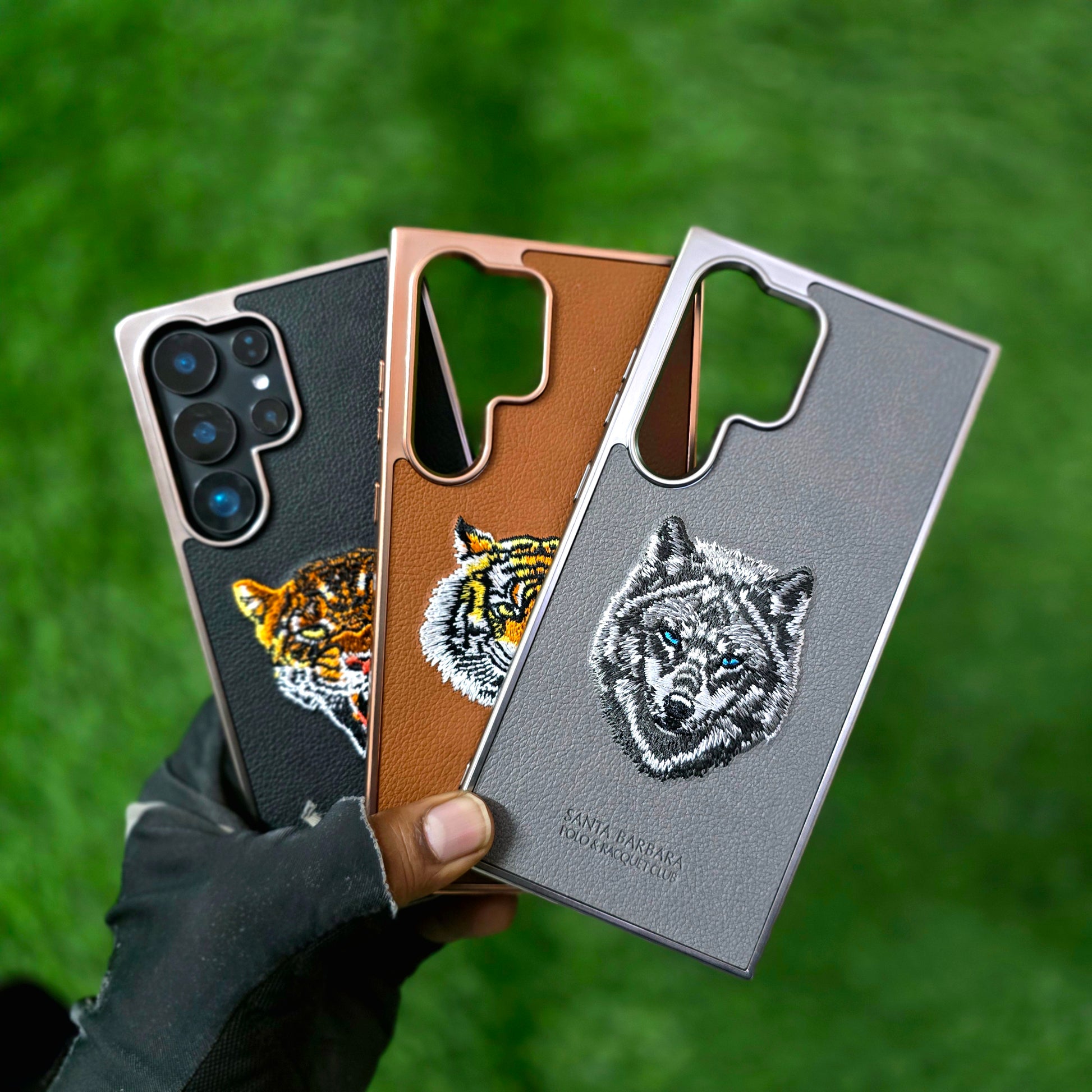 Samsung Galaxy S25 Ultra Santa Barbara Polo Racquet Club Savana Series Leather Case - Black