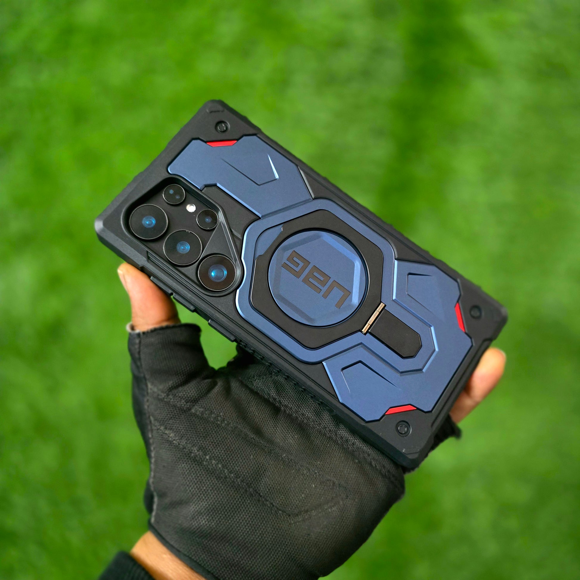 Samsung Galaxy S25 Ultra UAG Cover, Pathfinder XTE Magnetic Ring Holder, Kickstand Magsafe - Blue