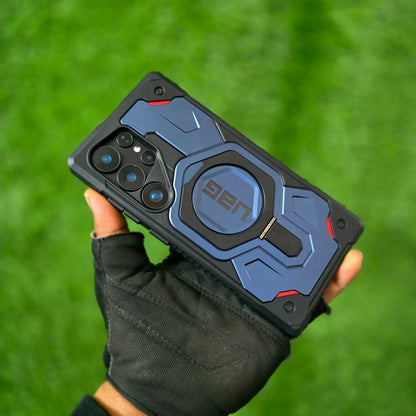 Samsung Galaxy S25 Ultra UAG Cover, Pathfinder XTE Magnetic Ring Holder, Kickstand Magsafe - Blue