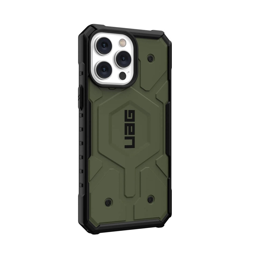 iPhone 15 Pro UAG Pathfinder Premium Rugged Shockproof Case With Magsafe-Dark Green