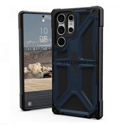 Samsung Galaxy S23 Ultra UAG (Inner Leather) Monarch Series Case - Blue