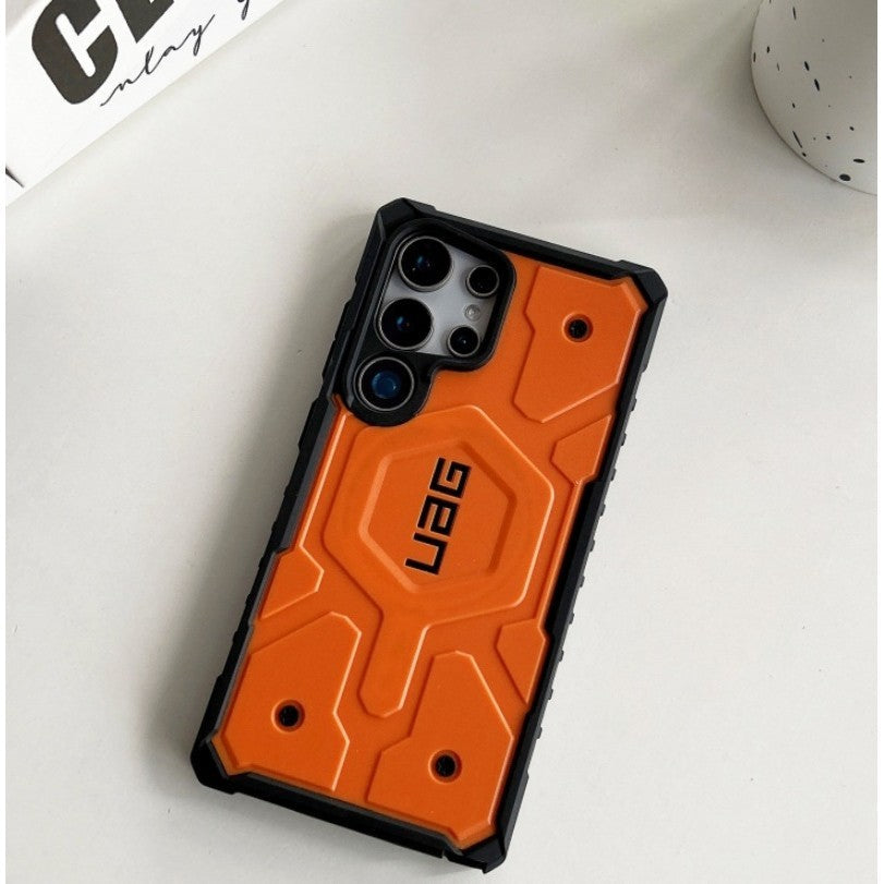 Samsung Galaxy S25 Ultra UAG Case, Pathfinder Rugged Featherlight Shockproof Case with Magsafe - Orange