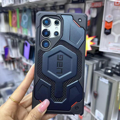Samsung Galaxy S24 Ultra Monarch Pro Kevlar Series Rugged Armor UAG Case with Magsafe