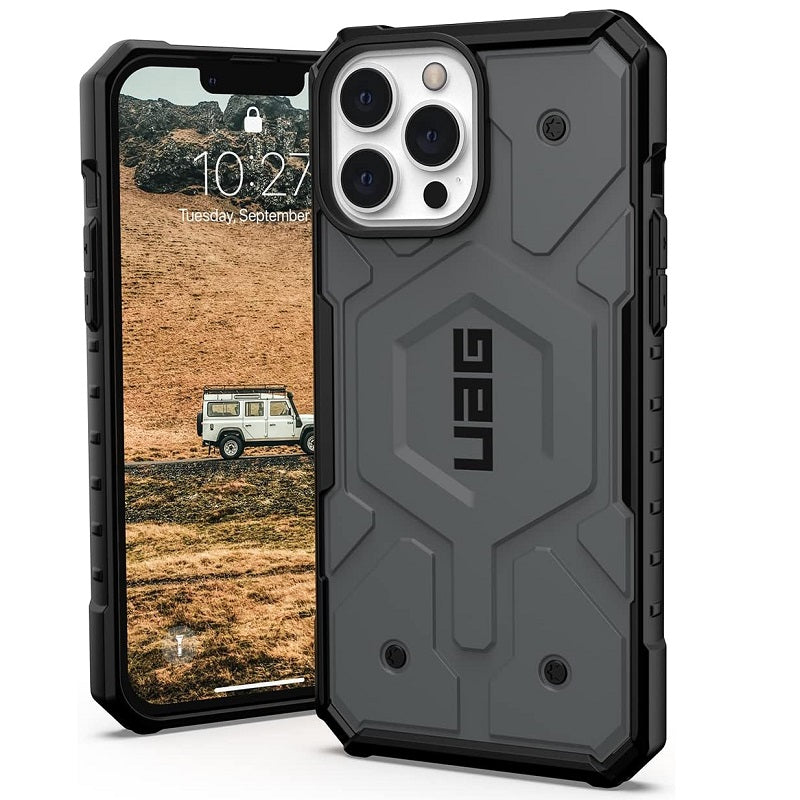 iPhone 15 UAG Pathfinder Premium Rugged Shockproof Case With Magsafe-Gray