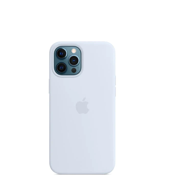 iPhone 12 Pro Silicon Case Liquid Silicon Inner Fabric with Logo