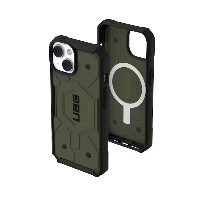 iPhone 15 UAG Pathfinder Premium Rugged Shockproof Case With Magsafe-Dark Green