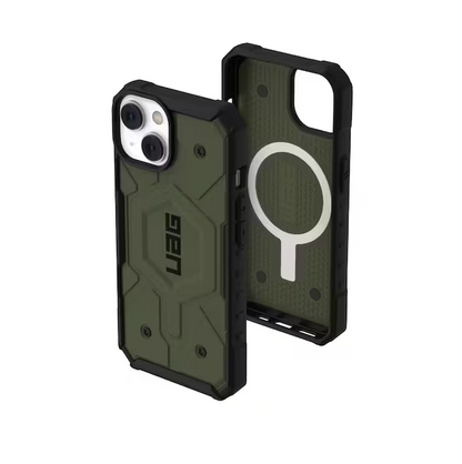 iPhone 15 UAG Pathfinder Premium Rugged Shockproof Case With Magsafe-Dark Green