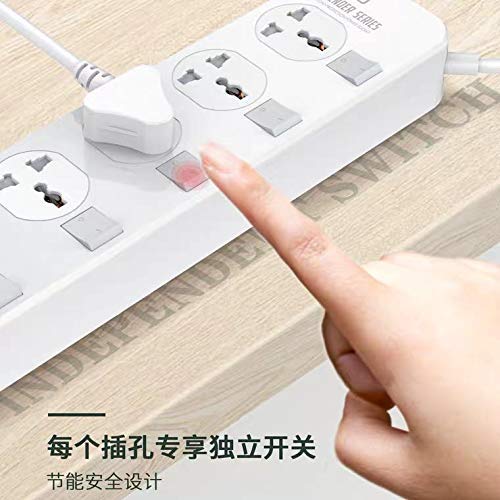 LDNIO Defender Series 2500W 4 Sockets with Independent Switch 3.4A 4 USB Port Multifunction Power Surge Protector
