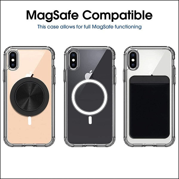 iPhone X/Xs Ultra Hybrid Magnetic Protective Clear Case - Transparent
