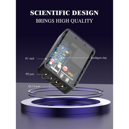 LDNIO 65W PD Super Fast Charger Black with LED Display 4 Port USB Desktop Adapter Universal Mobile Phone Charger