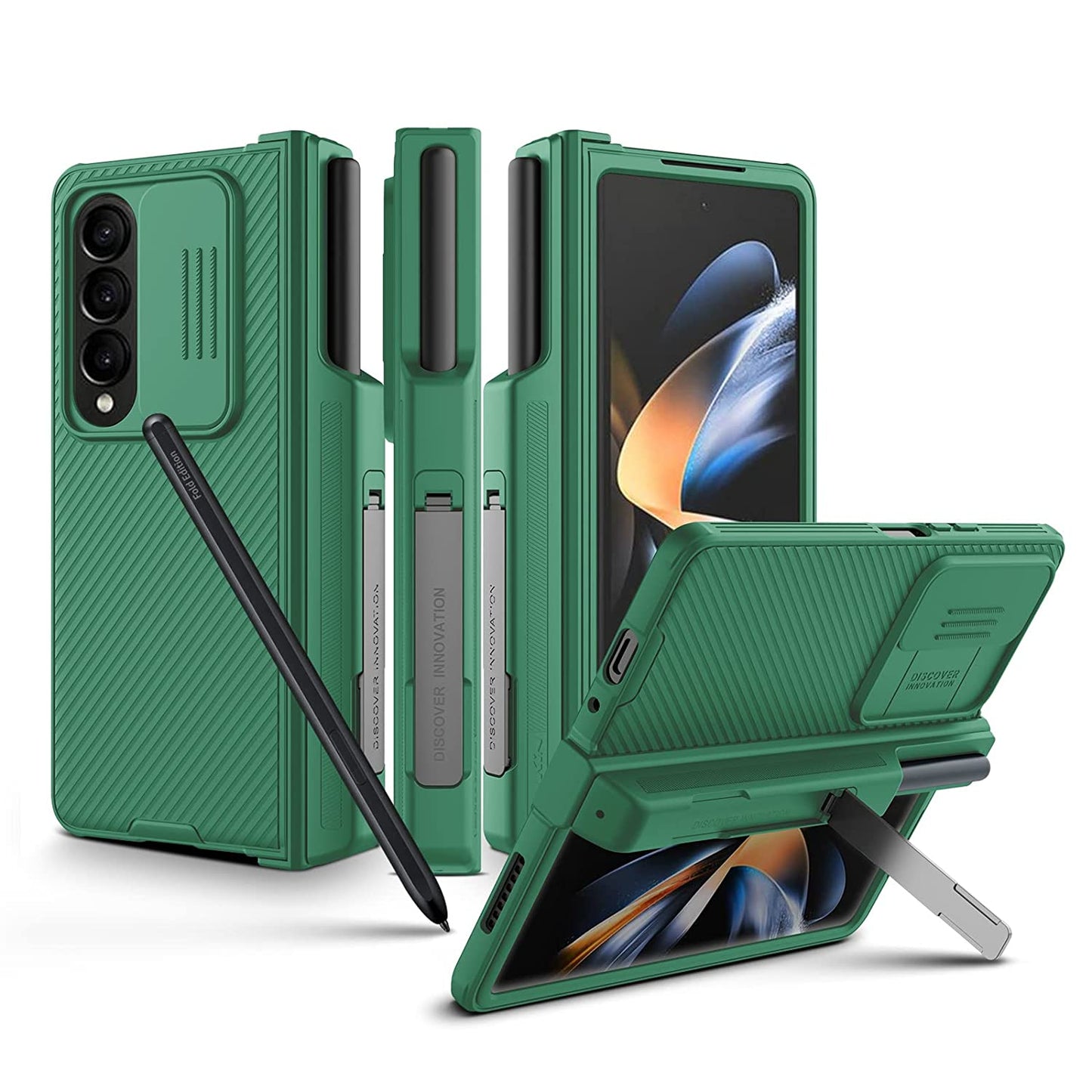 Samsung Galaxy Z Fold 4 Camshield Pro Case S Pen Holder With Camera Protection