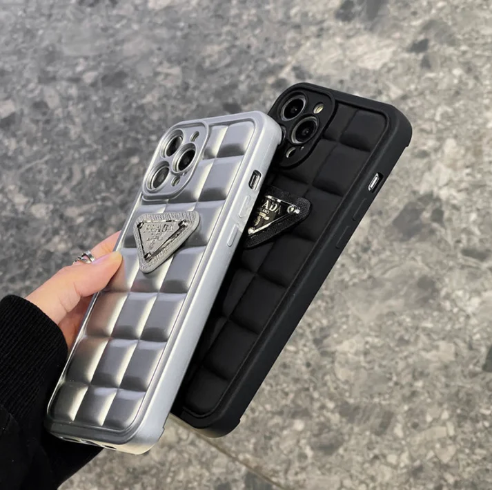 iPhone 14 Pro Max Luxury Prada Shaped Soft Case
