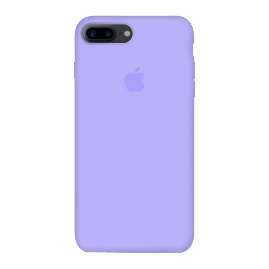 iPhone 7 Plus/8 Plus Original Liquid Silicon Case with Logo - Lavender