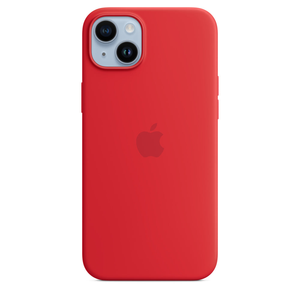 iPhone 14 Leather Case with MagSafe -Red
