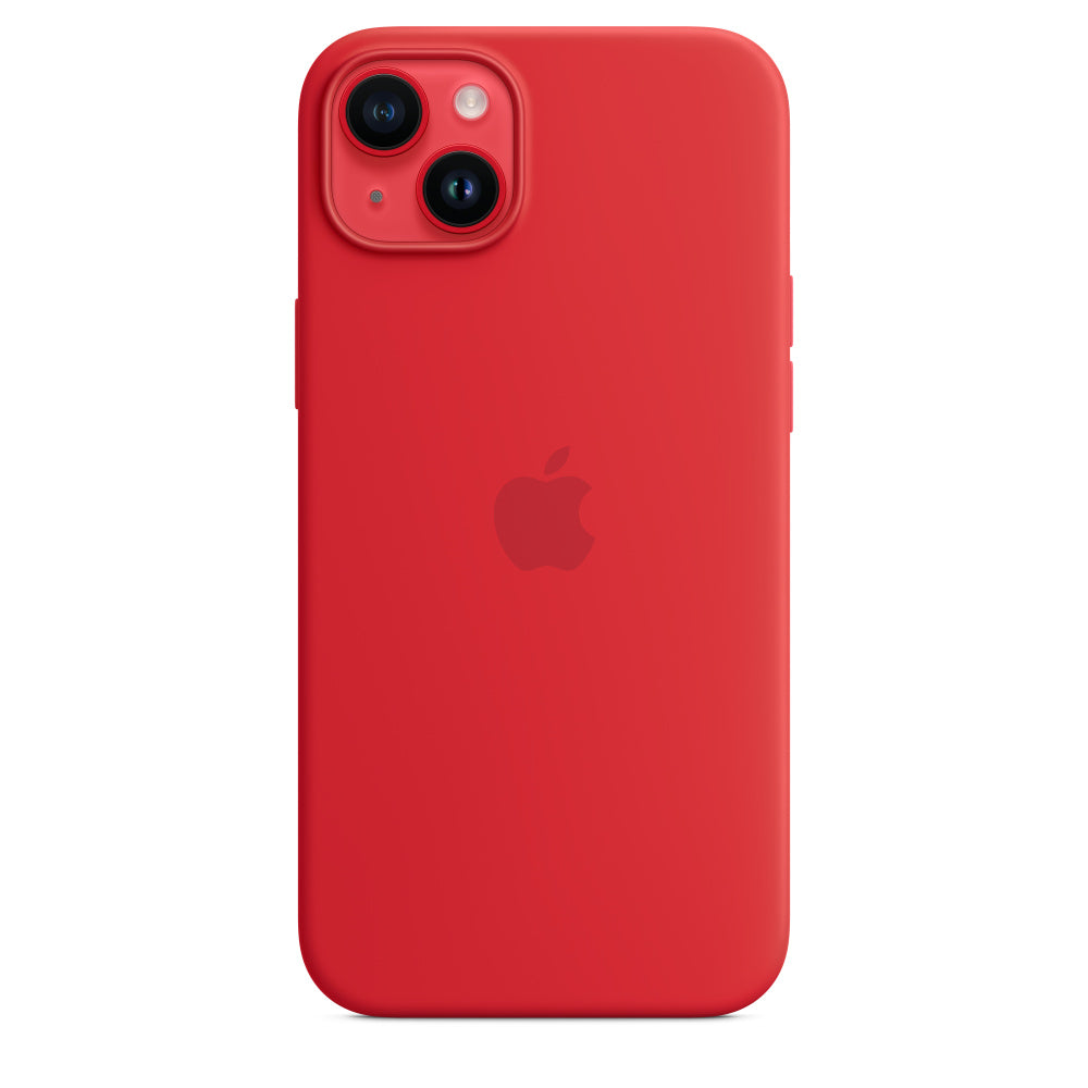iPhone 14 Leather Case with MagSafe -Red