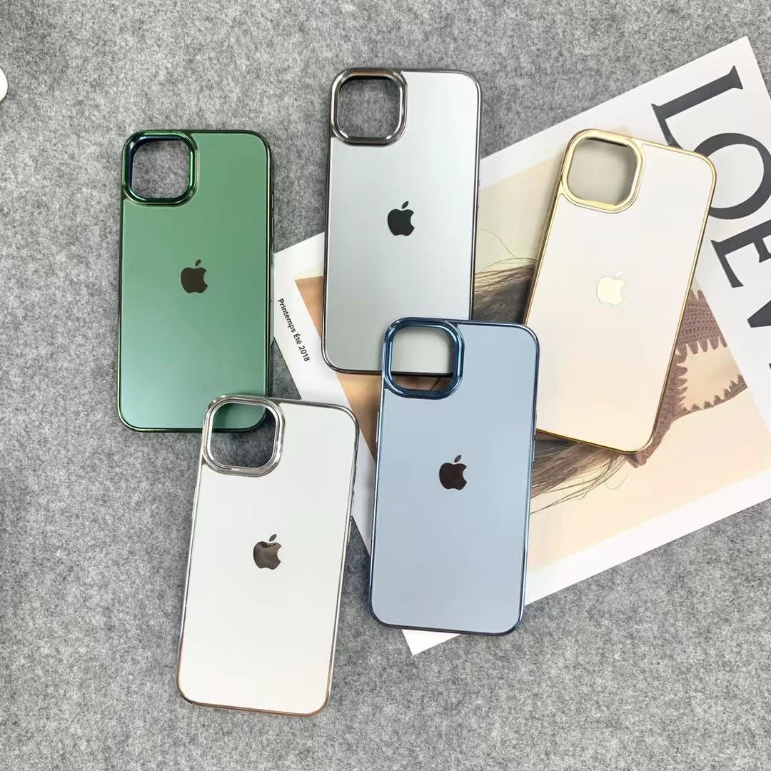 iPhone 13 High Quality Electorplating Logo Case