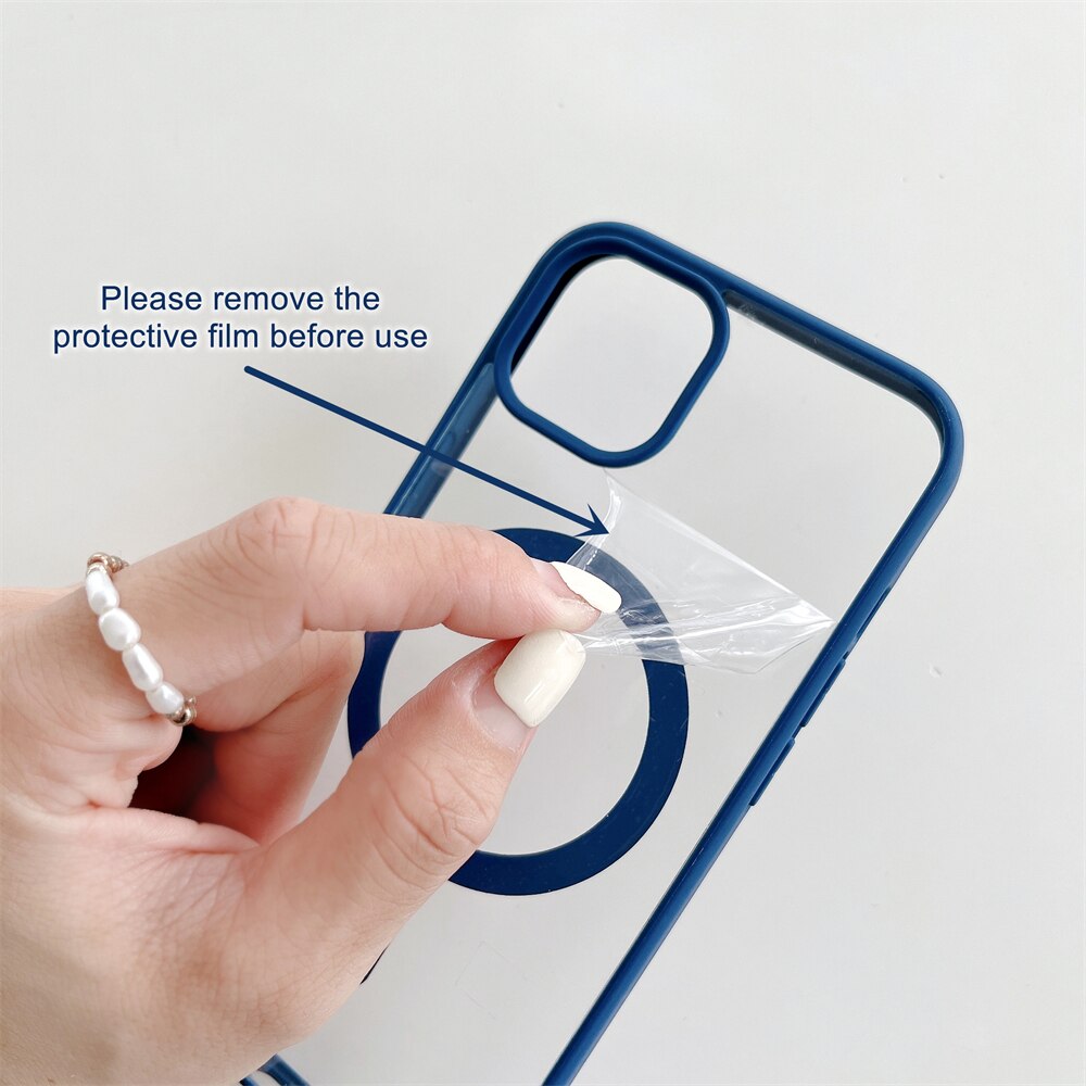 iPhone 12 Transparent Bumper Case With Magsafe