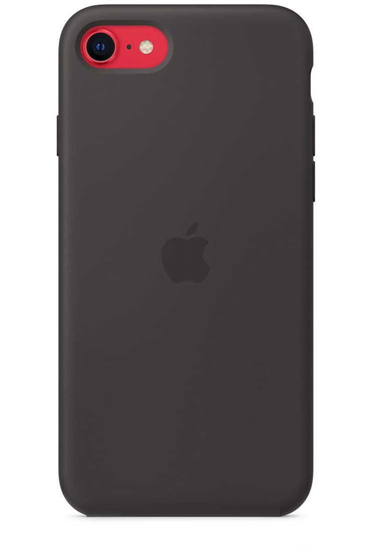 iPhone 7/8 Original Liquid Silicon Case with Logo - Black