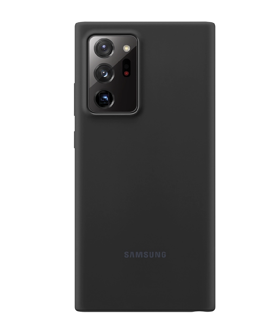 Samsung Galaxy Note 20 Ultra Silicon Case Liquid Silicon Inner Fabric with Logo