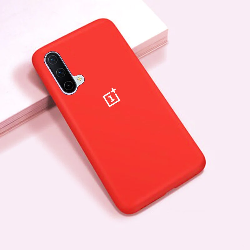 OnePlus Nord Ce 5G Silicon Case Liquid Silicon Inner Fabric with Logo