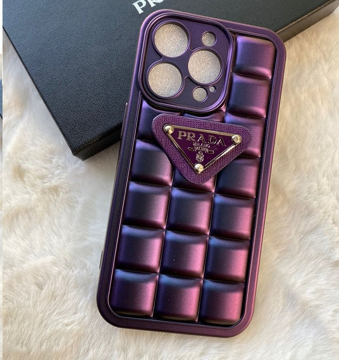 iPhone 14 Luxury Prada Shaped Soft Case