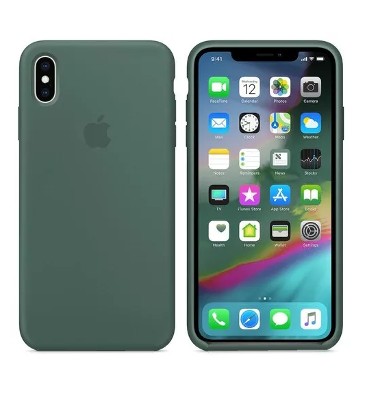 iPhone X/Xs Original Liquid Silicon Case with Logo - Green