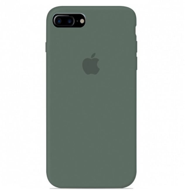 iPhone 7 Plus/8 Plus Original Liquid Silicon Case with Logo - Green