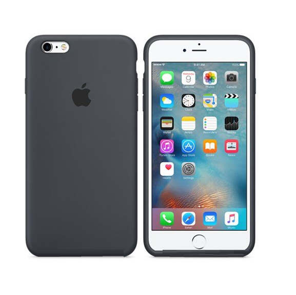 iPhone 6/6s Original Liquid Silicon Case with Logo - Grey