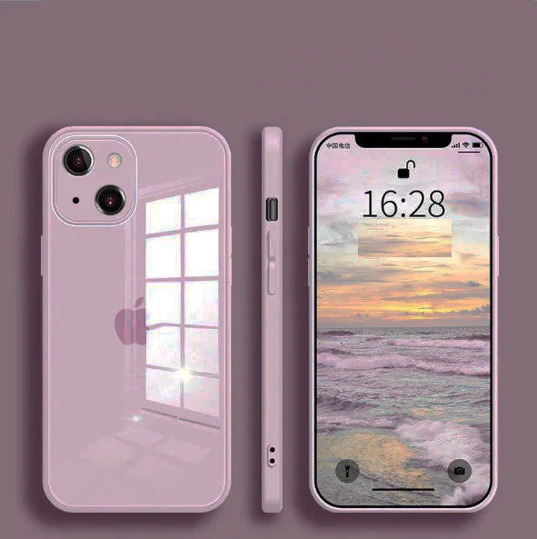 iPhone 11 Glass Case with Logo and Camera Protection