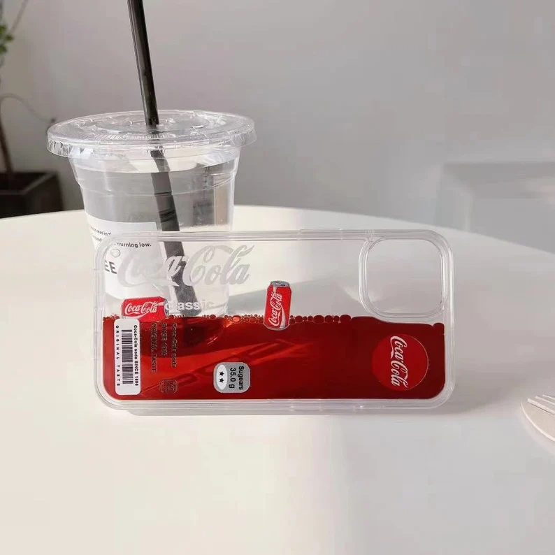 iPhone 12 Pro Float Classic Cola Flow Liquid Case