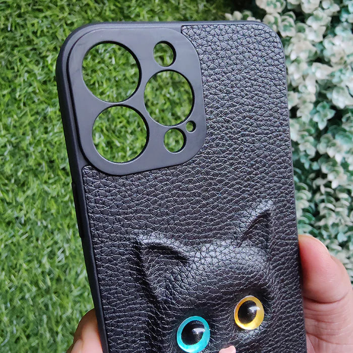 iPhone 13 Pro Max Cute Case for Girl Leather Texture