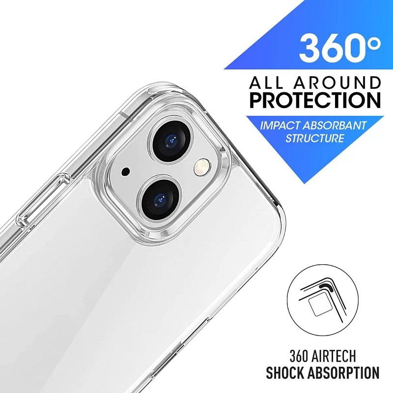 iPhone 13 Transparent Case with Bump Camera Protection