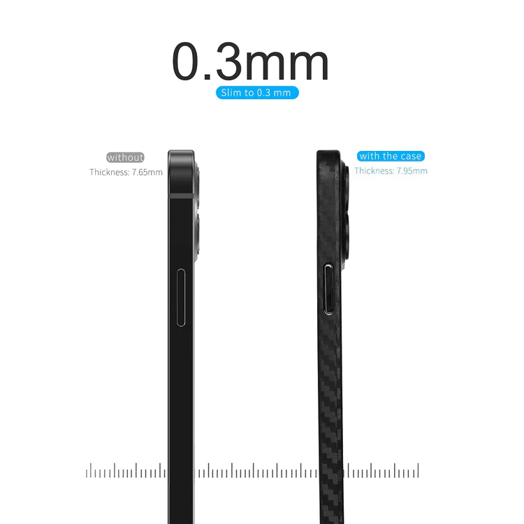 iPhone 14 Pro Max Ultra Thin Air Carbon Fiber Design Luxury Smooth Finish K-Doo
