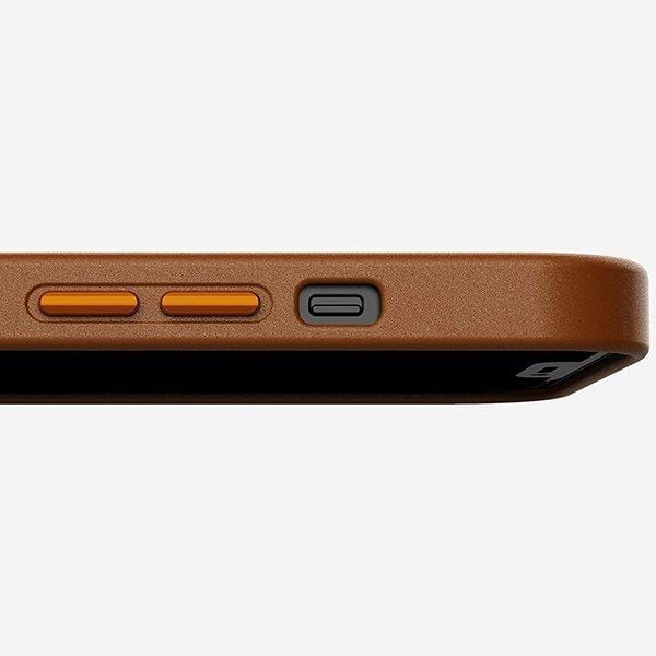 K-doo iPhone 14 Pro Max Leather Case Back Cover
