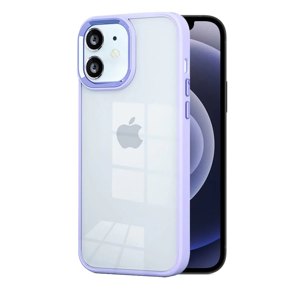 iPhone 12 Transparent Bumper Clear Case with Camera Protection