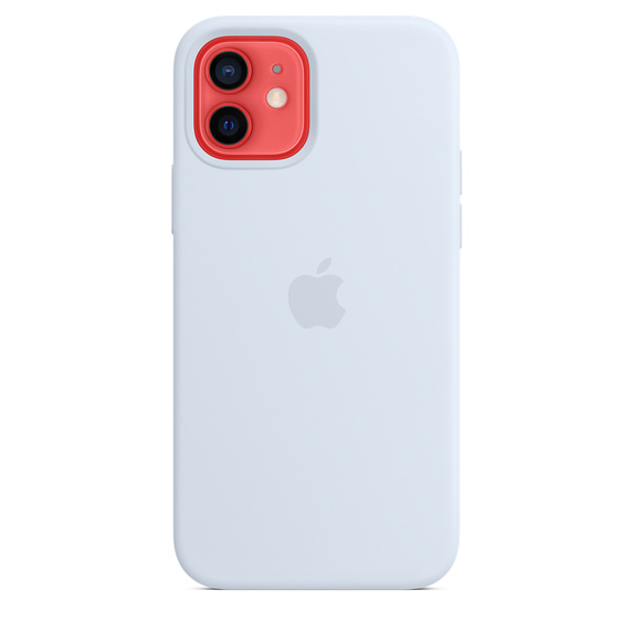 iPhone 12 Mini Original Liquid Silicon Case with Logo - Sky Blue
